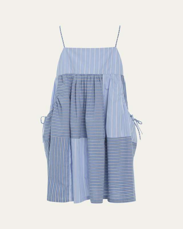 Girl's Helmi Two-Toned Striped Dress, Size 2-14